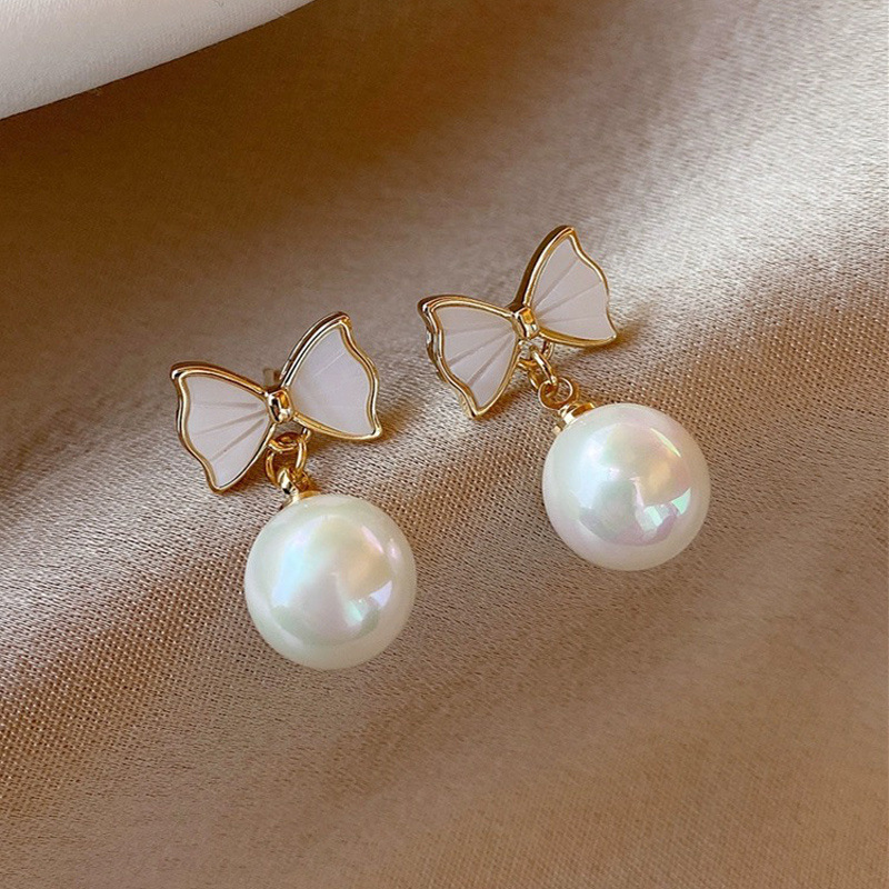 진주활귀걸이-925실버바늘