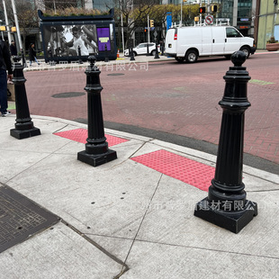 Cast Iron Roman Column Road Stop Column Square Warning Column River Chain Protection Fence Warning Column Anti-collision Column