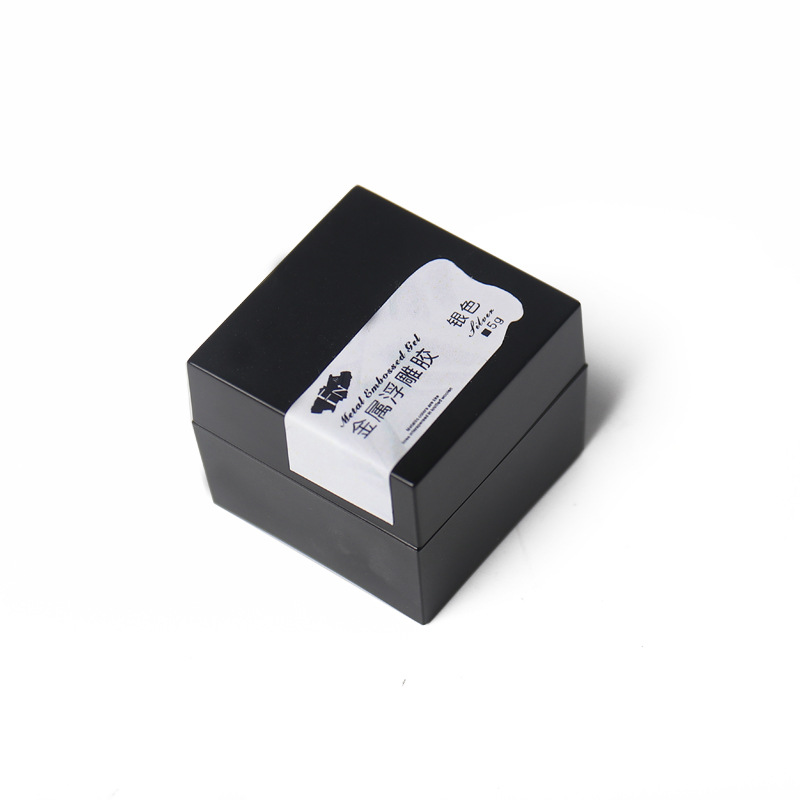 Nuevo pegamento de alivio de metal de uñas transfronterizo Espejo de pegamento pintado de metal de estilo japonés Pegamento de dibujo de esmalte de uñas tridimensional