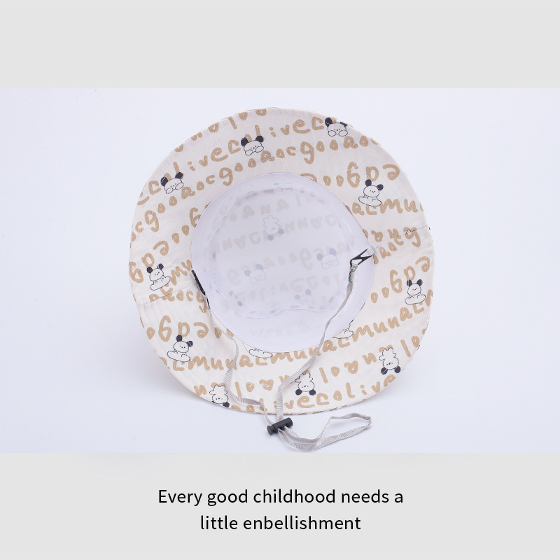 2024 verano nuevo sombrero de bebé para hombres y mujeres sombrero de pescador anti-UV sombrero de moda encantador