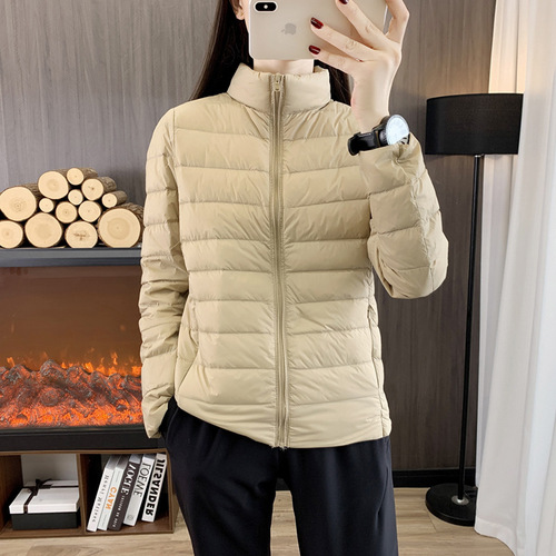 2024 autumn and winter new liner down jacket for women's close-fitting warmth and thin jacket