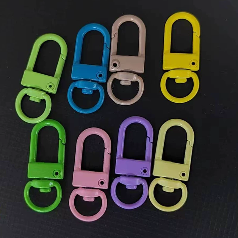 Оптовая Продажа с фабрики цвет краски вращающаяся дверная Пряжка цинковый сплав ключ креветки подвесная пряжка аксессуары для багажа плечевой ремень крючок пряжка