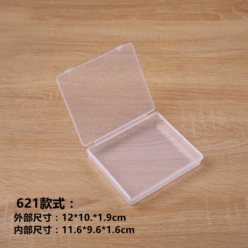 Флип квадратный прозрачный пластиковый ящик для хранения деталей ювелирных изделий упаковочная коробка Lego отделка коробки оптом