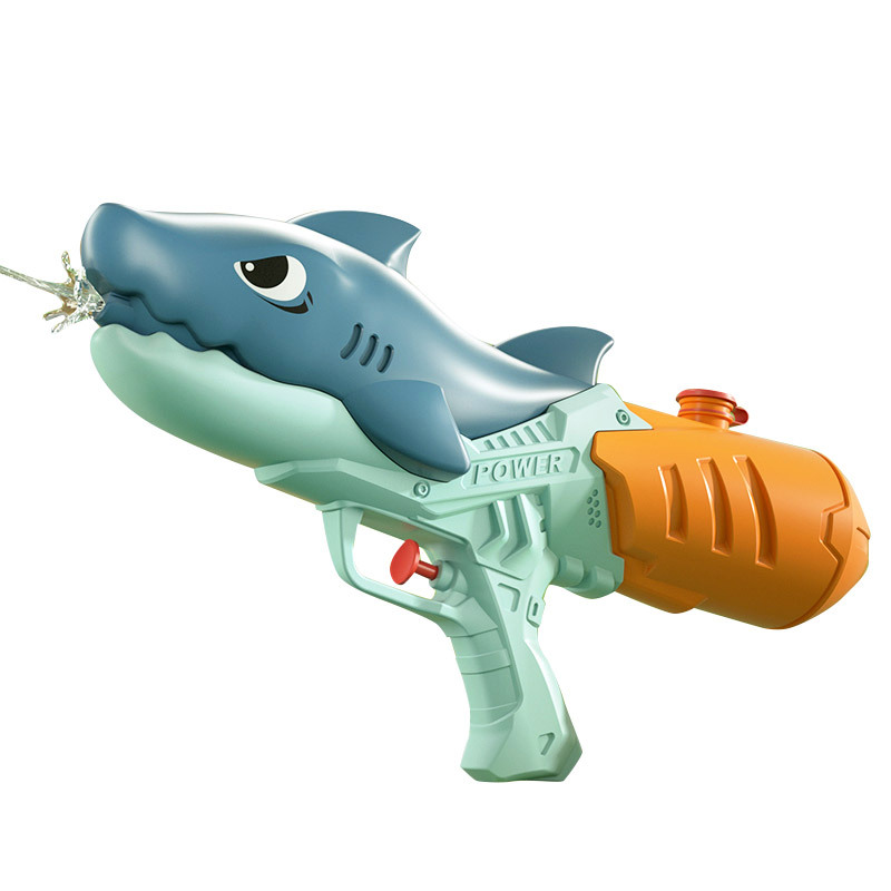 Verano nuevo estilo de dibujos animados estilo dinosaurio prensa juguete para niños pistola de agua transfronteriza niños y niñas jardín de infantes lucha contra el agua