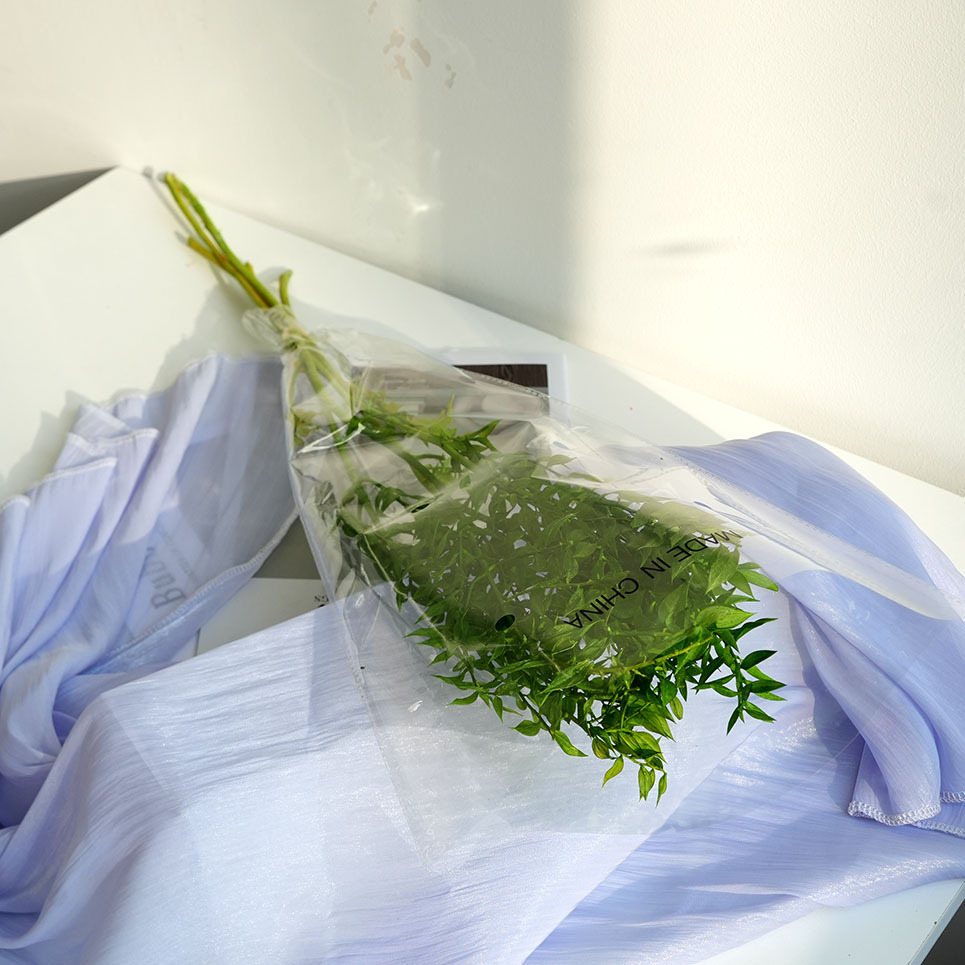 녹색 부의 잎 한 다발