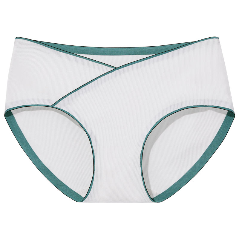 Ropa interior de algodón para mujeres embarazadas, entrepierna antibacteriana de algodón, embarazo temprano, medio y tardío, ropa interior de soporte de vientre de cintura baja sin costuras