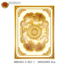 般若欧式教堂风格 PS 塑料天花板瓷砖吊顶装饰板