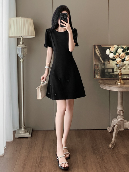 Summer black dress