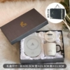 [Heart -Warm Gift Box] Black | Cup+Cover+Spoon+Height Temperature Pad