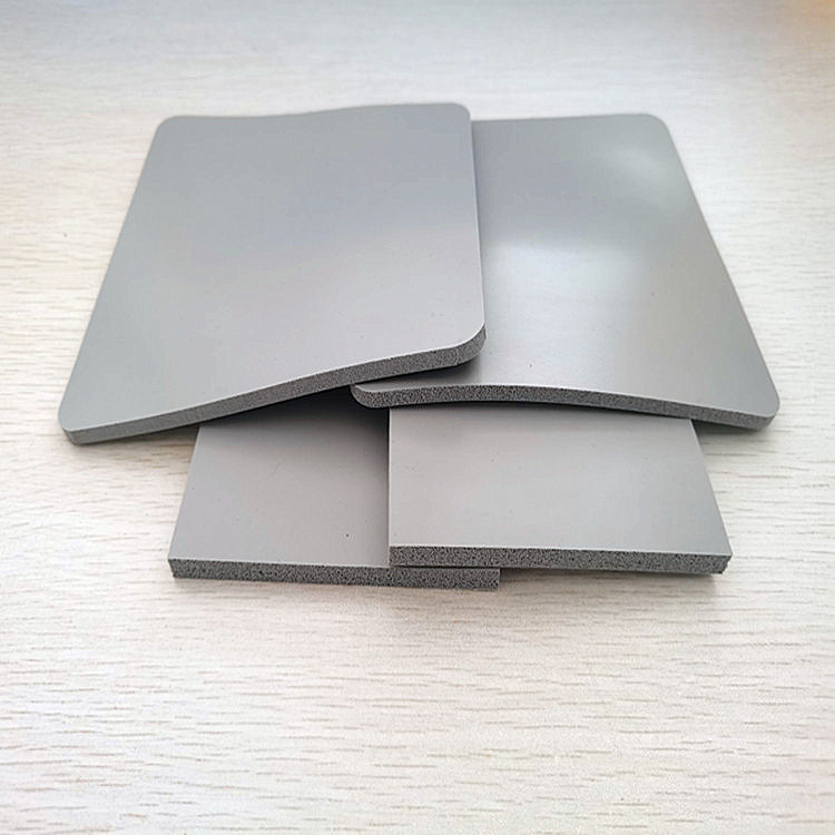 新能源灰色硅胶发泡电池缓冲垫阻燃光面新能源电池包用发泡硅胶片