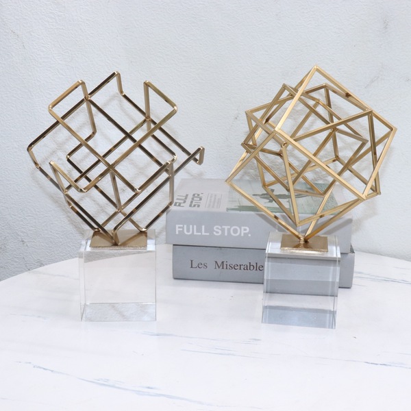 Golden geometric creative decorations for home use for living room…