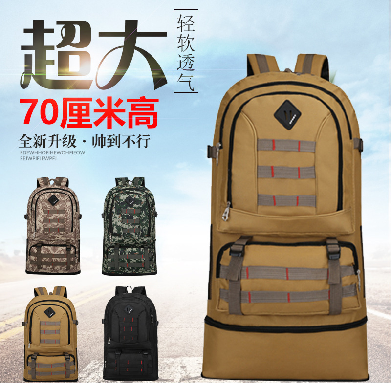 Big capacious backpack