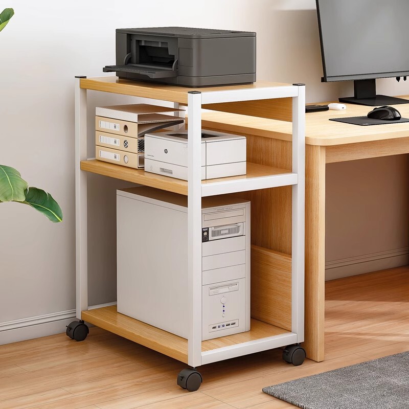 Printer Storage Rack Floor Office Mobile Storage Rack Desktop Development Desk Fit Cabinet Computer Host Bracket