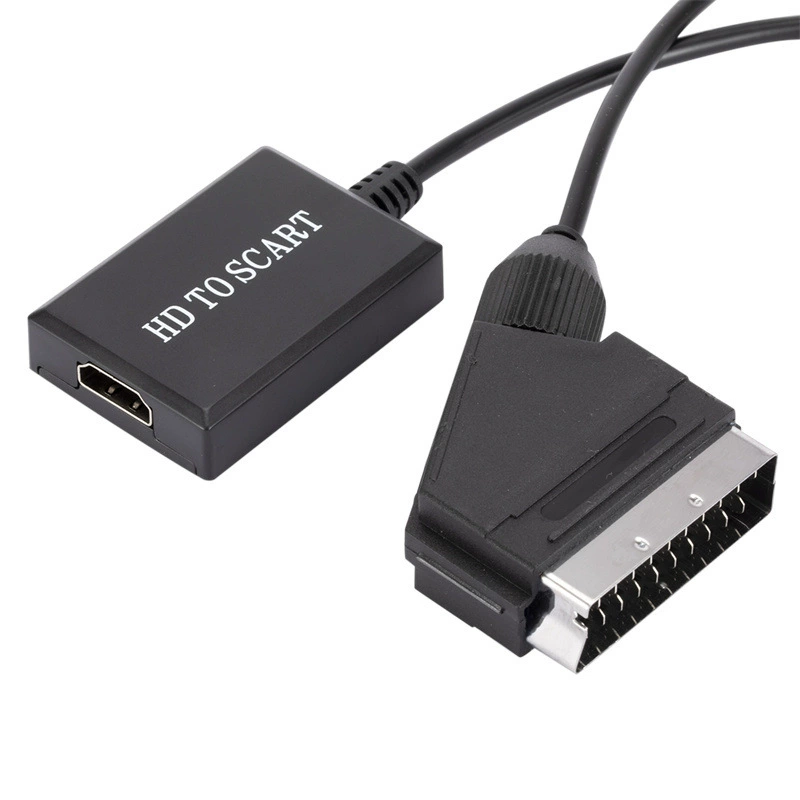 Частная модель HDMI в SCART конвертер 1080p HD виде адаптер HDMI в SCART проводка