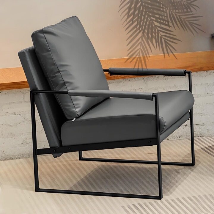 Office Sofa, Simple and Compact, Suitable for Business Casual Reception, Hotel Lobby, Single-Person Modern Office Rest Area Combination