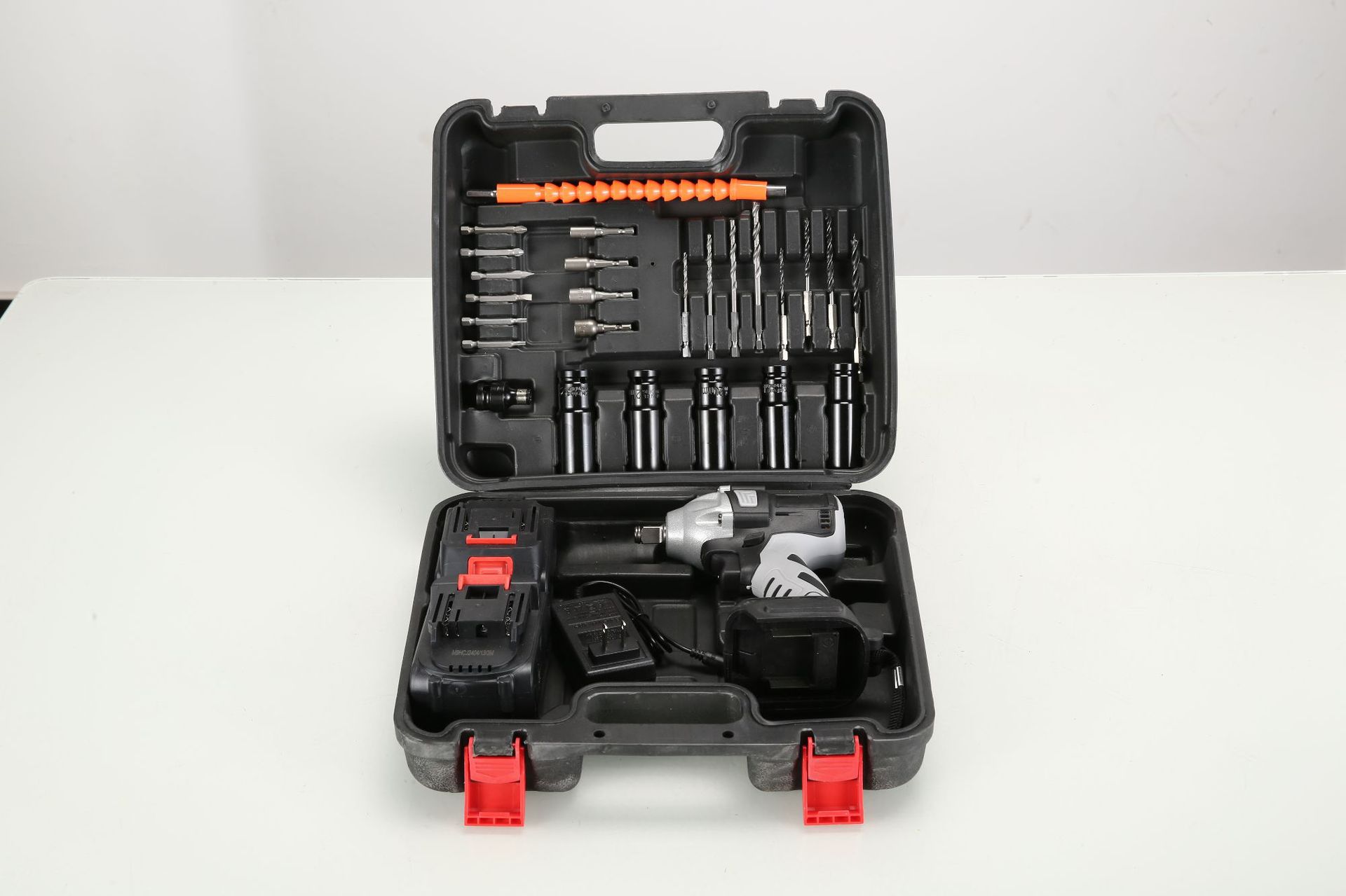 Llave eléctrica de litio transfronteriza sin escobillas, llave eléctrica de mano de gran torsión, llave eléctrica multifuncional de litio recargable