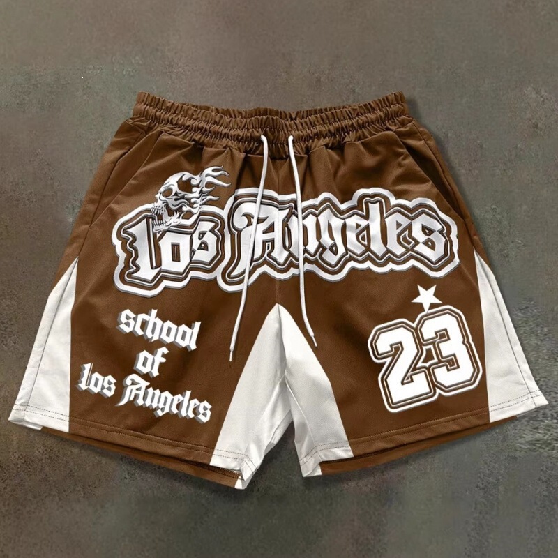 High Street American-Style Letter 3D Printed Shorts for Men, Summer Trendy Brand No. 23 Basketball Style Loose Quick-Dry Sports Shorts High Street American-Style Letter 3D Printed Shorts for Men, Summer Trendy Brand No. 23 Basketball Style Loose Quick-Dry Sports Shorts