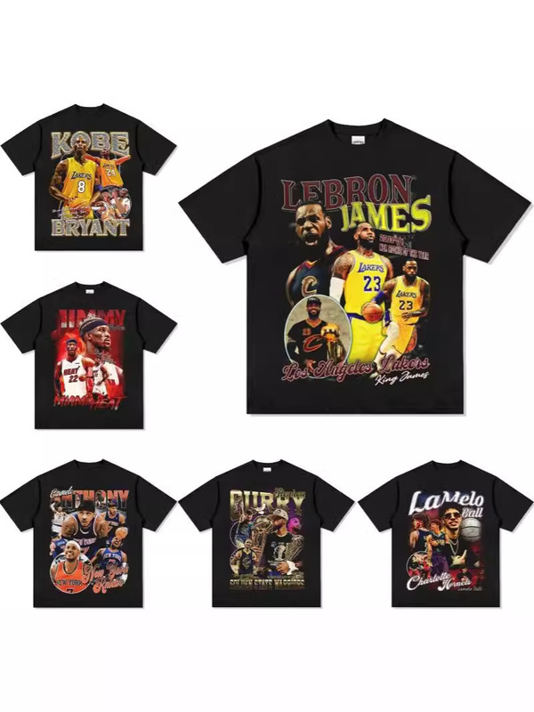 Designer Men T Shirt Y2K Shirt Graphic HarajuKu Gothic Cotton T-shirt Women Short Sleeve Streetwear BasKetball Tops