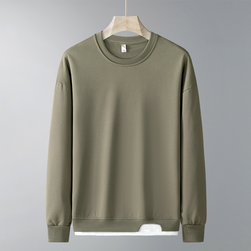 Sudadera hombre cuello redondo cómoda a la moda y versátil_voghion.com
