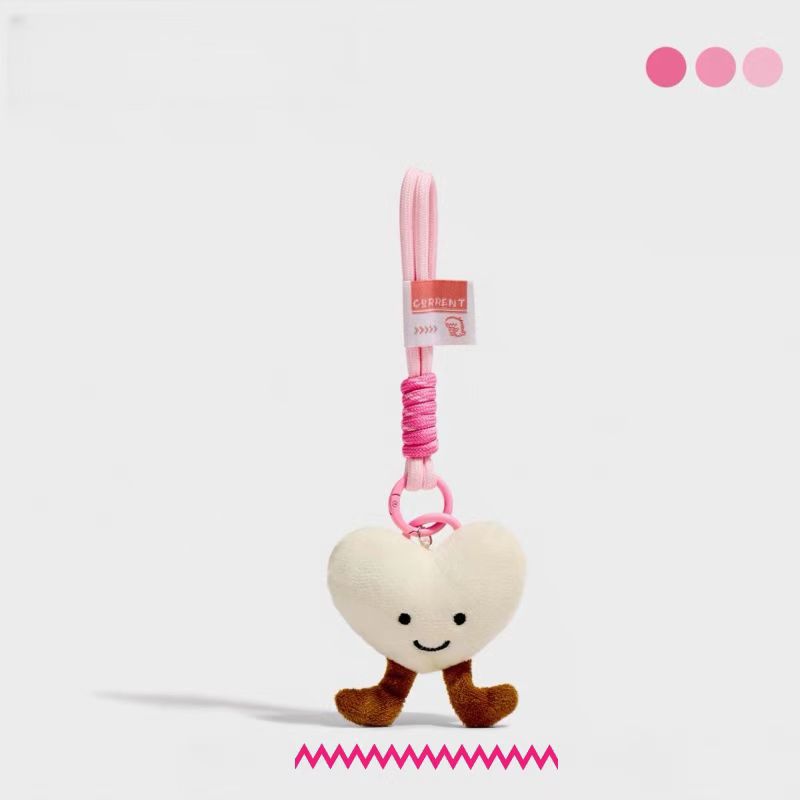 Ins blogger mismo penta-planta amor bolso colgante Nichozhong diversión infantil universal llavero colgante pareja