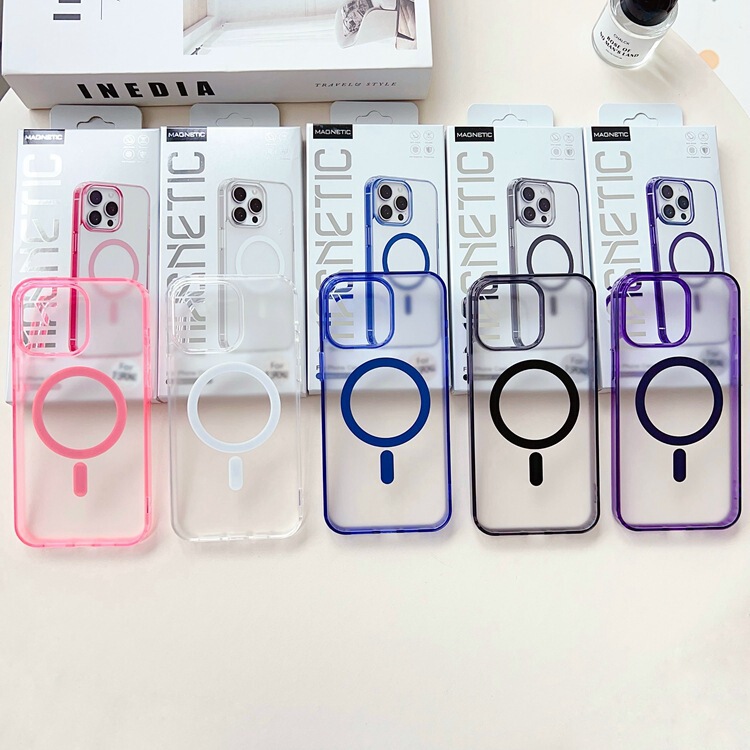 For iPhone16 transparent magnetic mobile phone case MagSafe Apple 13/14 acrylic 17 anti-fall shell wholesale For iPhone16 transparent magnetic mobile phone case MagSafe Apple 13/14 acrylic 17 anti-fall shell wholesale