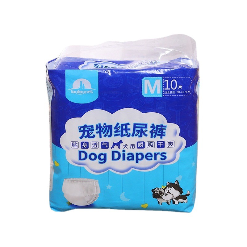 Pañal para mascotas al por mayor Pañales para perros Desechables pantalones fisiológicos para perros masculinos toalla tía para mascotas
