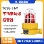 不锈钢防爆型区域声光报警器加油站警示灯工业报警灯IP66防水防尘