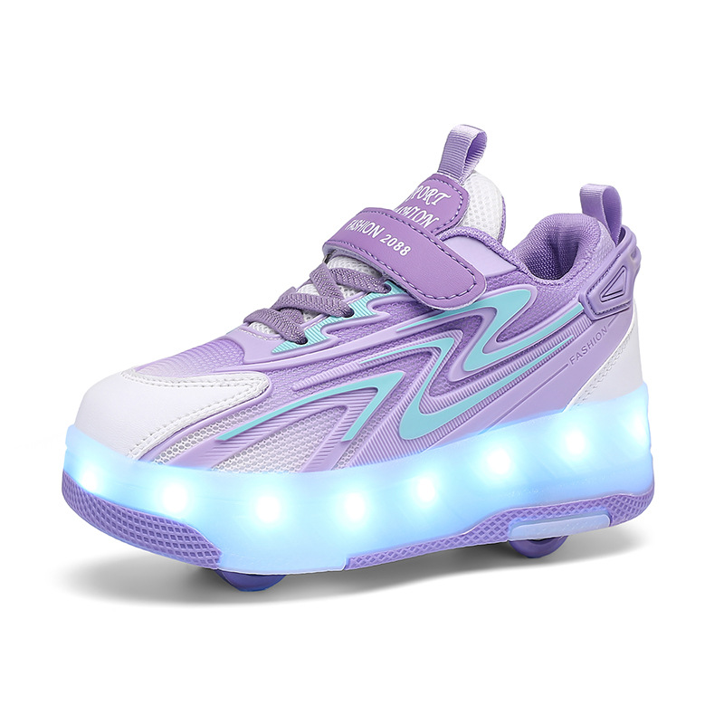 Niños zapatos para niños niños niñas adultos zapatos de vuelo de cuatro ruedas zapatos con ruedas zapatos de patinaje de ruedas de niñas