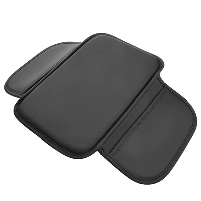 Armrest box pad: Manufacturers, Car Tissue Box, Central - nappa-pattern-black