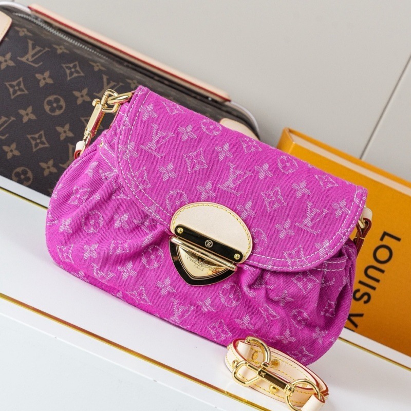 Louis Vuitton Diane Monogram Denim Rose Fuchsia