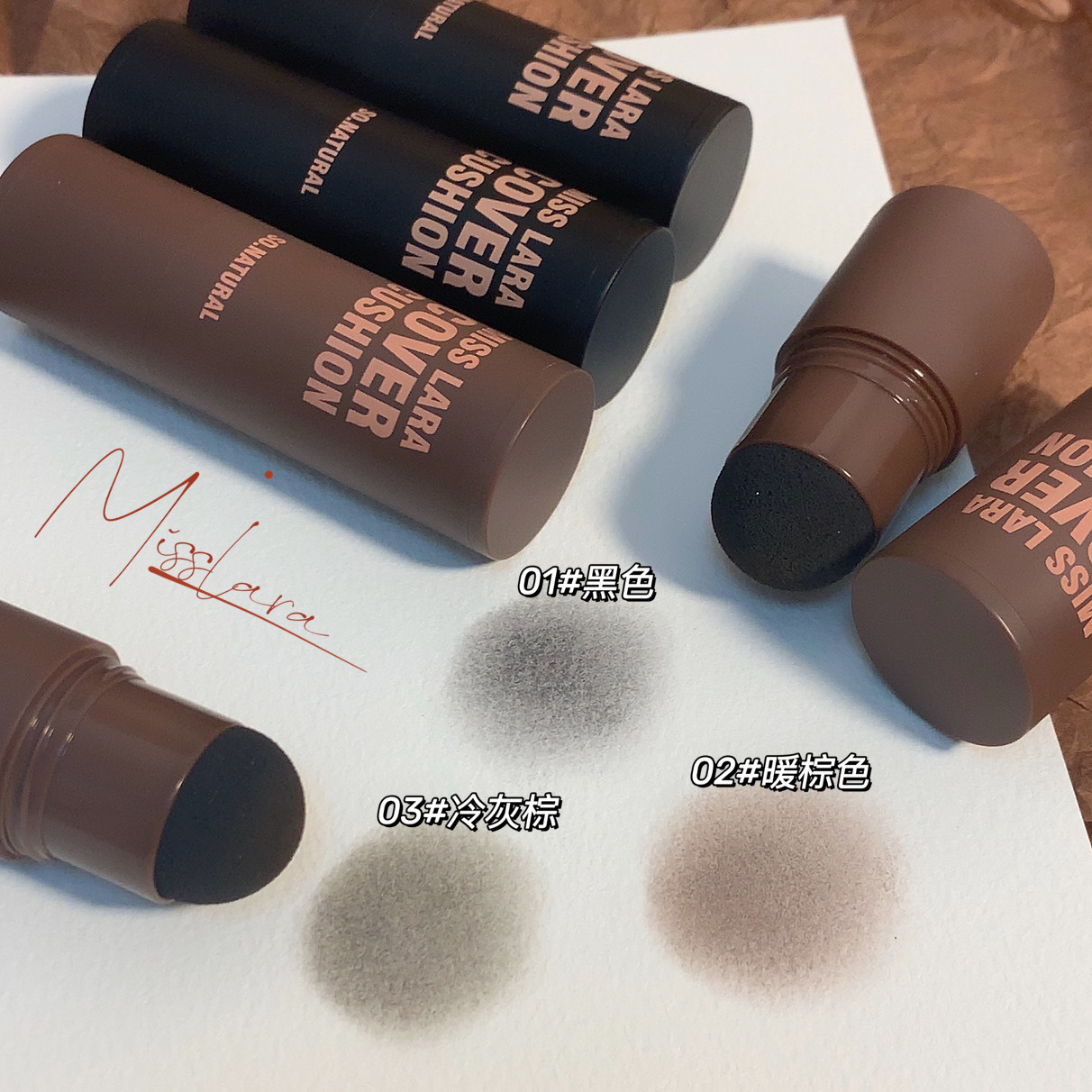 Polvo para Línea del Cabello y Cejas Polvo Tres Colores para Maquillaje Facial image 3