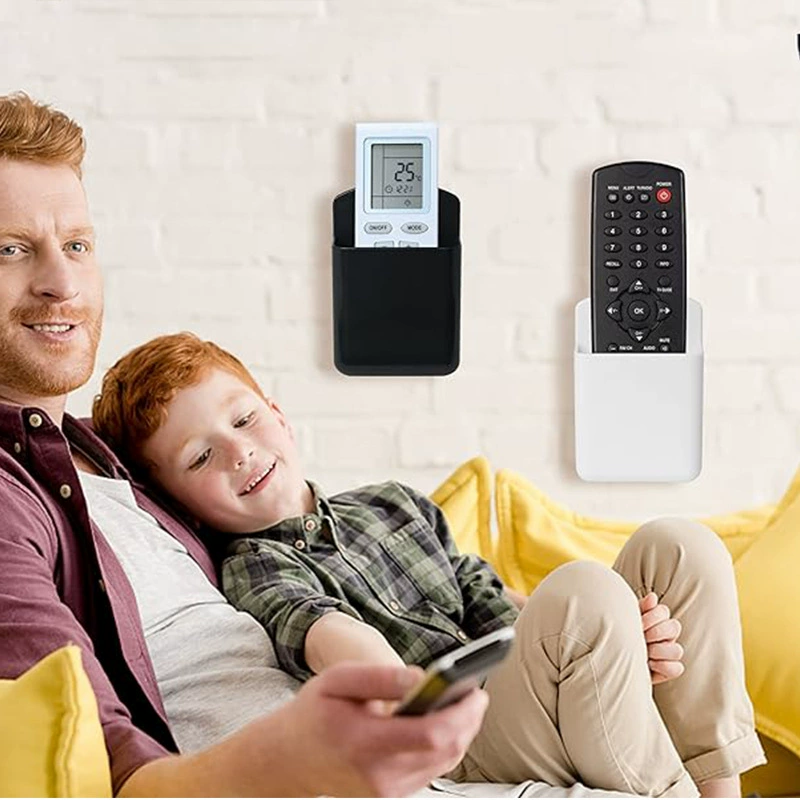 Настенный пульт дистанционного управления для хранения коробки для кабинета ручки для хранения коробки без перфорации настенный кронштейн Wall Holder