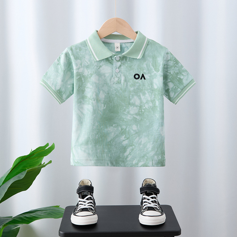 男童polo衫夏装儿童短袖t恤2026新款宝宝衣服洋气男孩半袖上衣潮