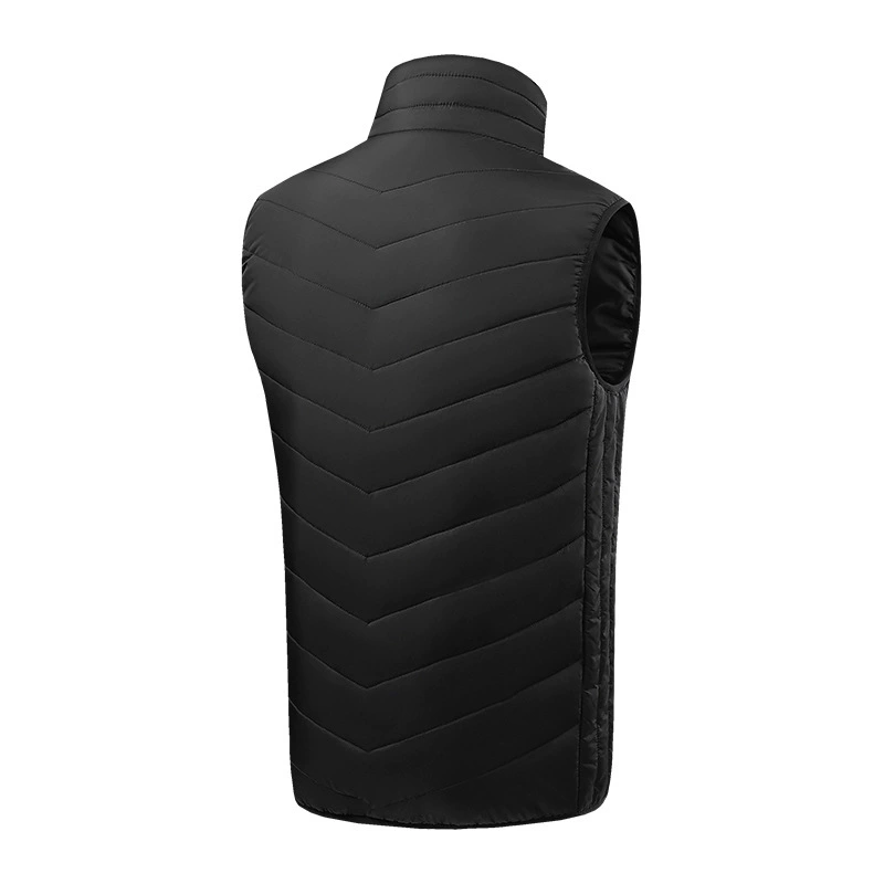 Осень-зима новые мужские leading hot cotton vest углеродистое волокна электрическое горячее жилет USB безопасная и интеллектуальная постоянная температура