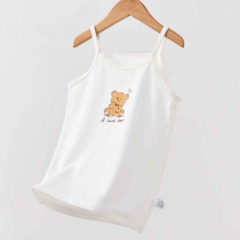 Sin hueso ropa para niños Nueva camisola de las niñas de dibujos animados bebé fresco impreso verano camisola elástico entrega de una sola pieza
