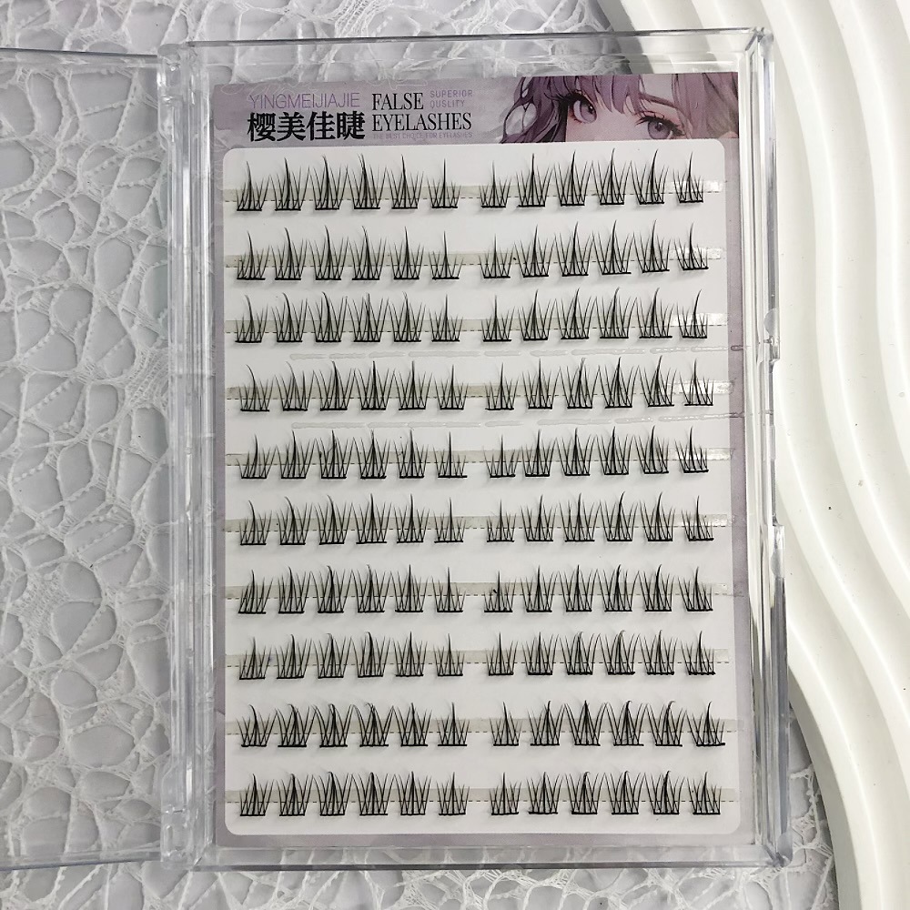 Las pestañas falsas de flores de sol sin rollo, sin carga en los ojos, ligero y natural.