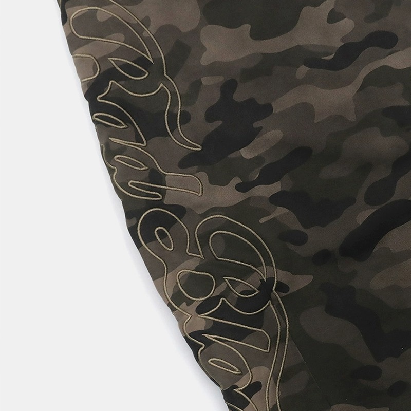 Same Style For Men And Women Badblood Bcac Series Retro Loose Camouflage Sweatshirt Women's Niche Hoodie Sports Jacket_viptrois.com