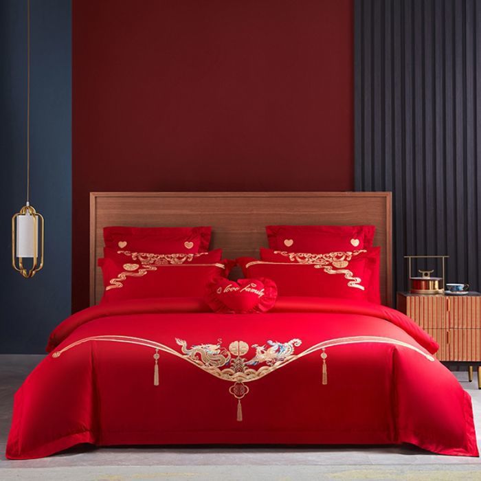 고급 웨딩-[행복한 용과 불사조] 핫 스타일