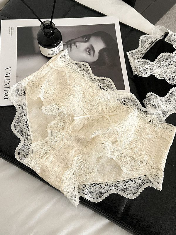 "Girl's Love Poem" Sexy Lace Women's Underwear, Girls' Briefs, Summer Thin Style, 2025 New Model