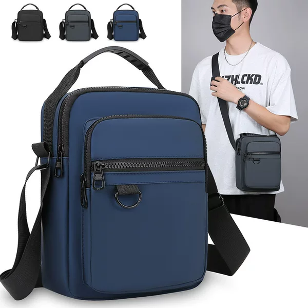 Men's Bag, Shoulder Bag, Casual Crossbody Bag, Fashionable Men's Bag, Trendy Men's Vertical Sports Small Shoulder Bag, Travel Small Backpack