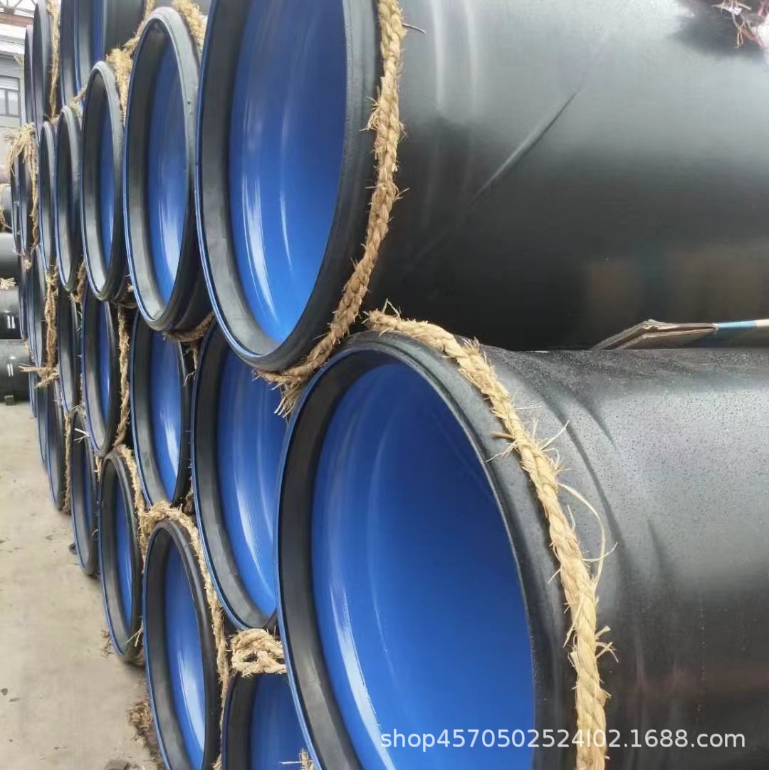 8710饮水排放用防腐螺旋钢管现货室内万吨大库房楚雄昭通污水管道