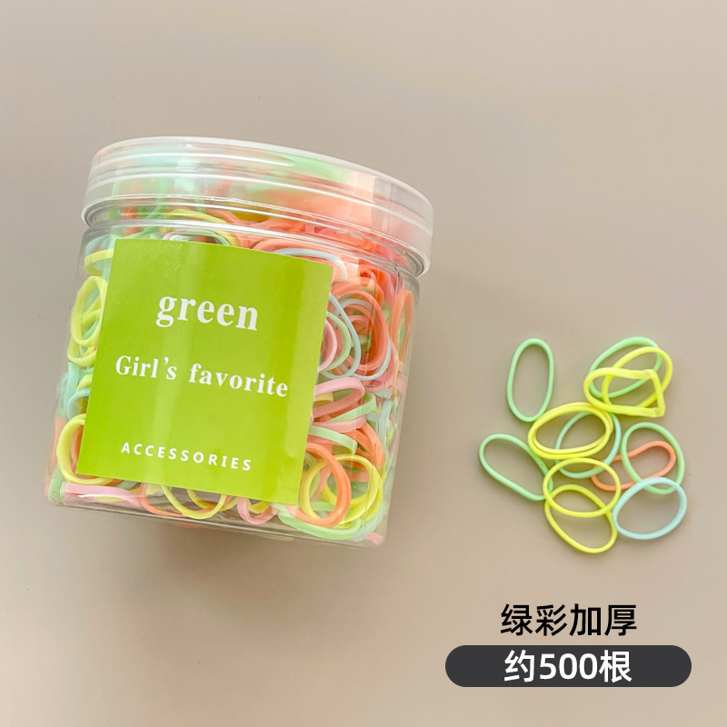 Banda de goma para niños, niñas, bebés, adornos de cabello para niños pequeños, anillo de cabello elástico, banda de goma desechable