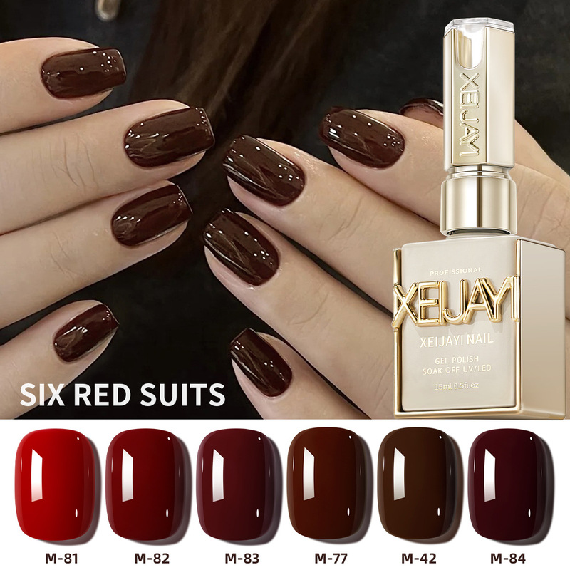 2025 red nail polish new cherries wine red nail salons for autumn and winter nail polish suit wholesale 2025 red nail polish new cherries wine red nail salons for autumn and winter nail polish suit wholesale