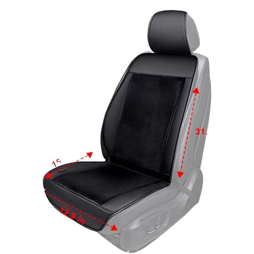 Transfronterizo Amazon coche calefacción cojín invierno solo asiento coche calefacción eléctrica cojín 12V Calefacción Universal image 1