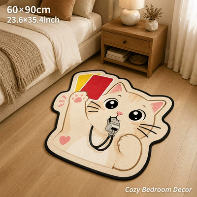 Cute and adorable lion-shaped doormat, made of: Avtomobil döşəmə paspasları - 93gyg-cute-animals-no2-14-4060cmskin-friendly-imitation-cashmere