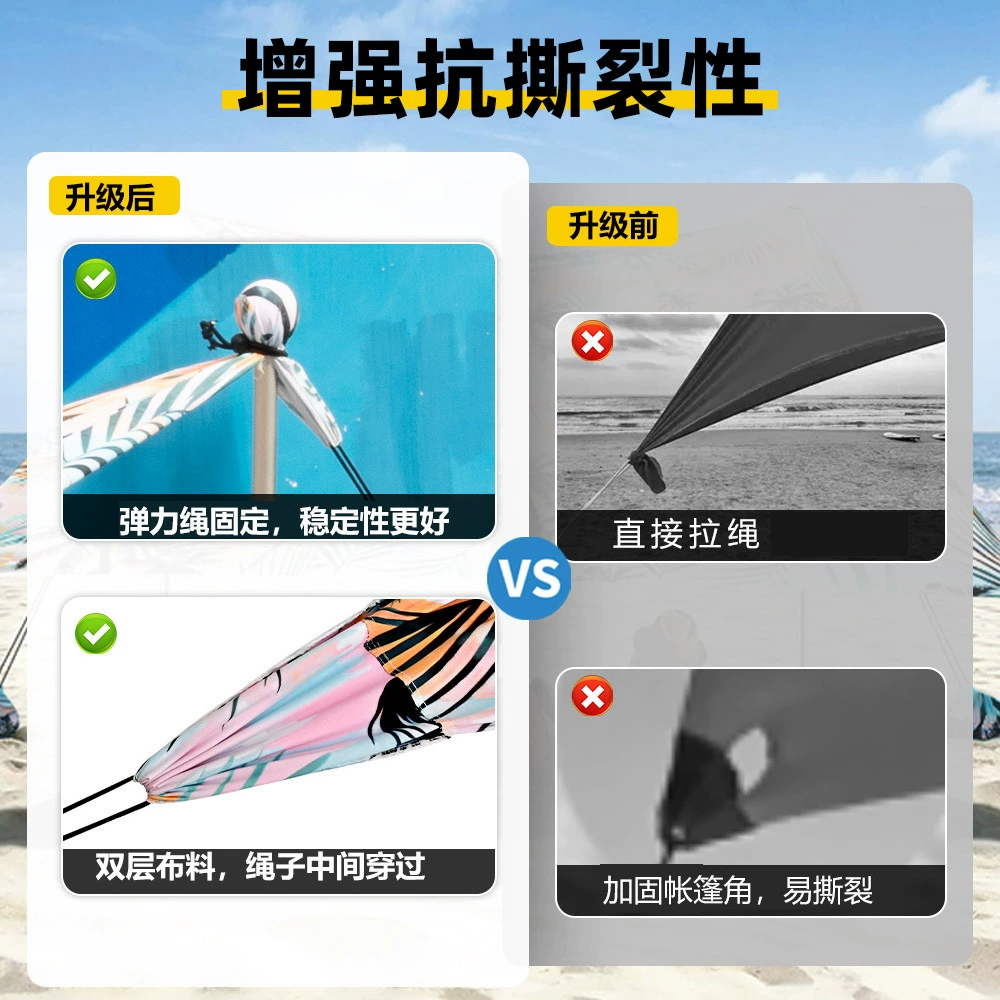 Beach handheld canopy for camping, digital tent, sun protection