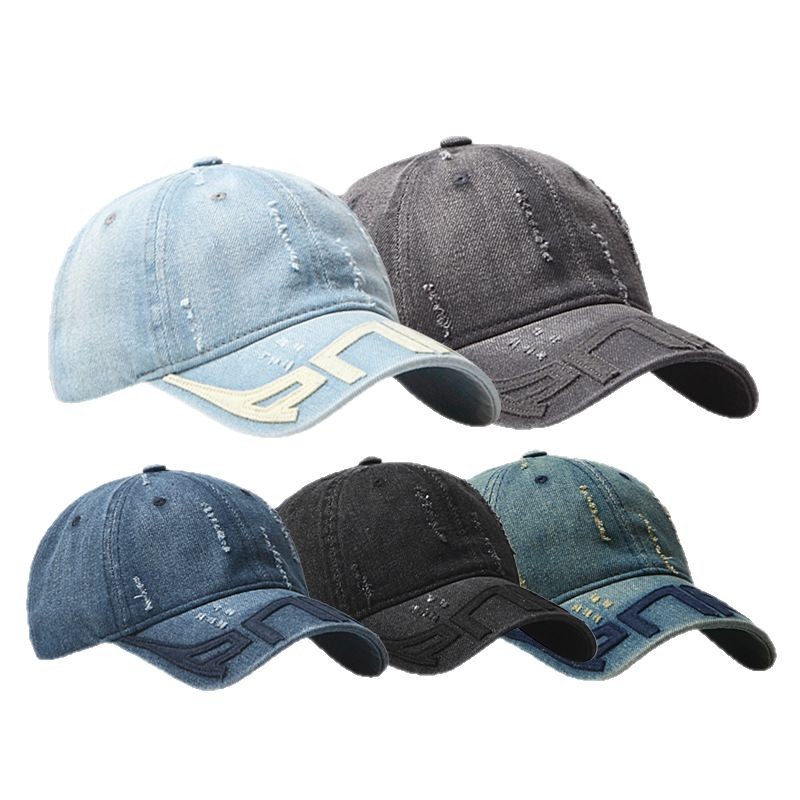 Primavera, verano, otoño, sombrero de vaquero, letras nuevas sombreras de béisbol lavadas, sombreros retro, sombreros deportivos casuales, sombreros de sombrero solar