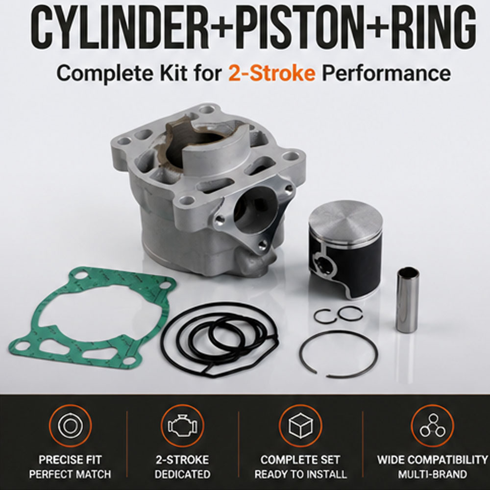 Suitable for KTM65 mid-cylinder SX XC SXS MC TC 65cc cylinder liner piston motorcycle parts