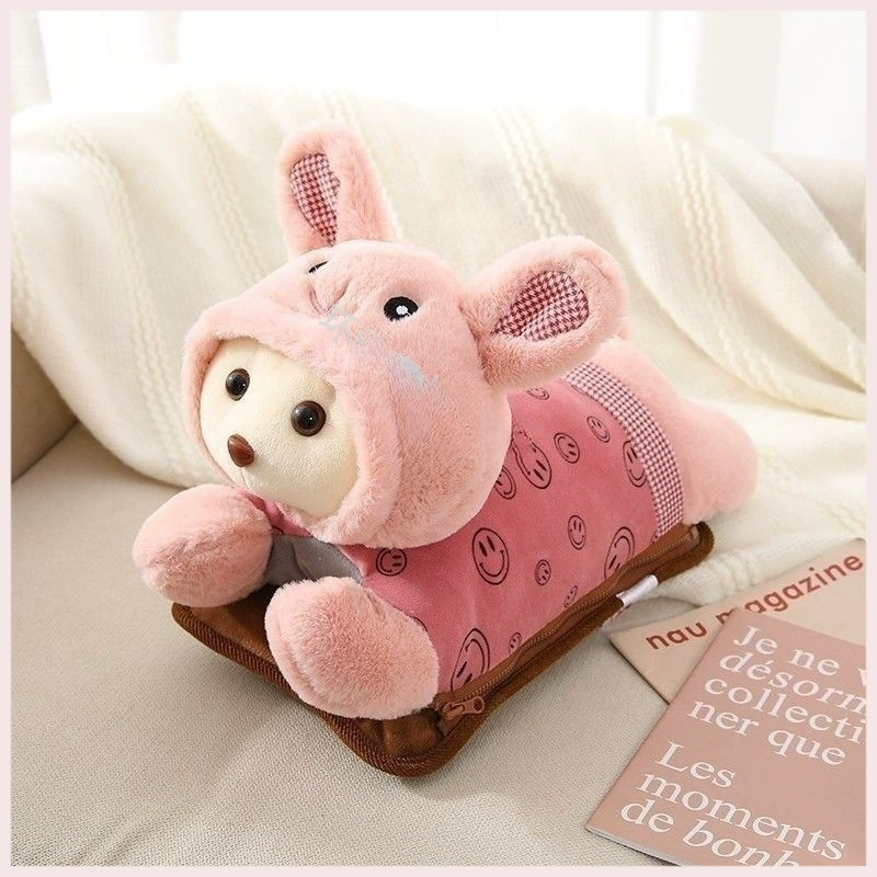 Plush water container, hand warmer, jacket, keep warm gloves