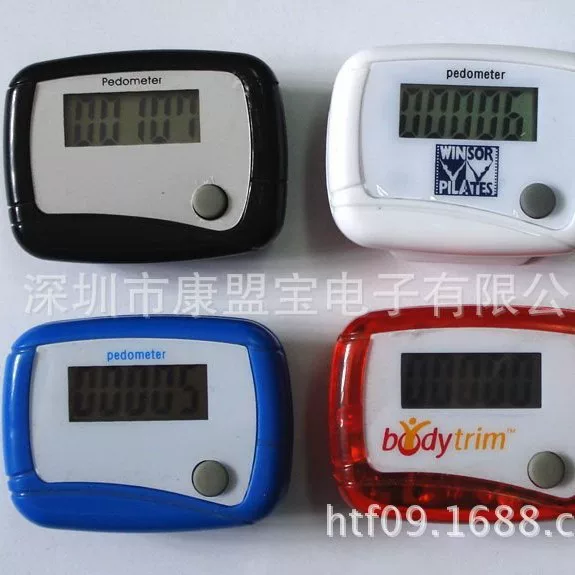In stock electronic pedometer single function pedometer single key pedometer running exercise counter